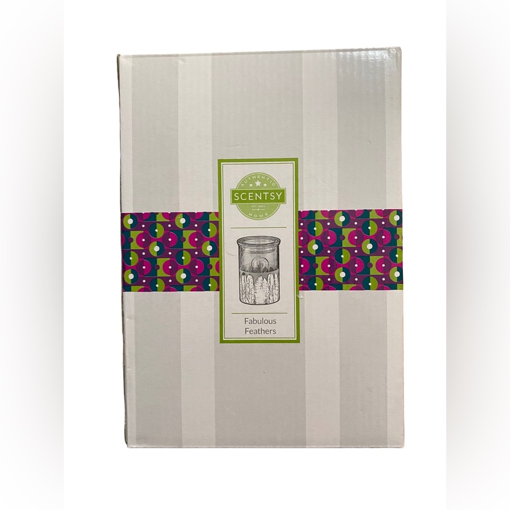 Scentsy Fabulous Feathers Full Size Wax Warmer NEW IN BOX
